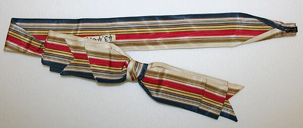 Neckcloth, [no medium available], American 