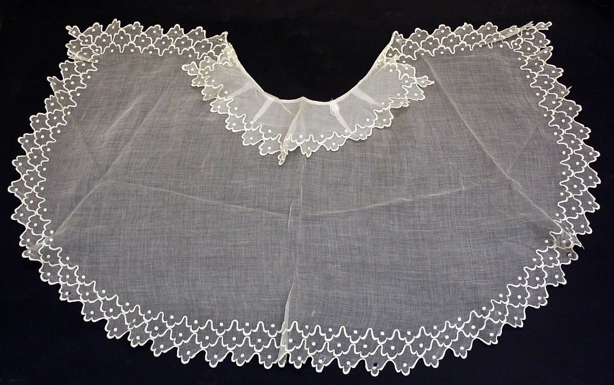 Collar, cotton, British 