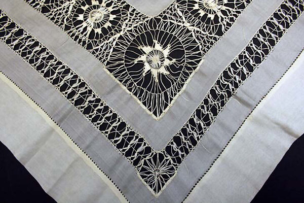 Scarf, silk, American or European
