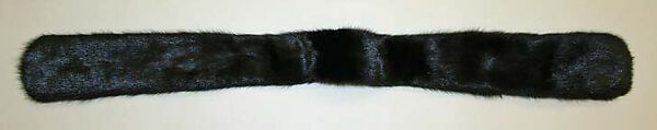 Neckpiece, fur, American or European 