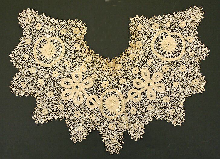 Collar, cotton, American