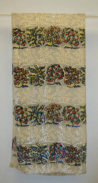 Scarf, silk, American 