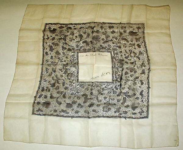 Scarf, House of Dior (French, founded 1946), silk, French 