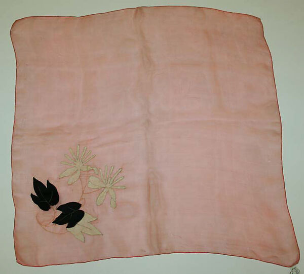 Scarf, silk, French 