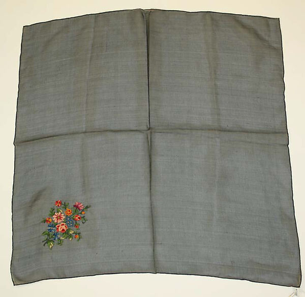 Scarf, silk, French 