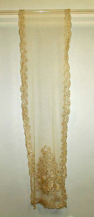 Stole, silk, Spanish 