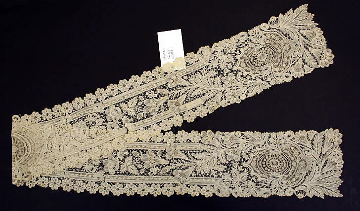 Jabot, cotton, French 