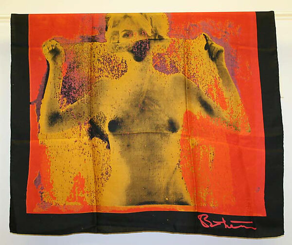 Scarf, synthetic fiber, American 