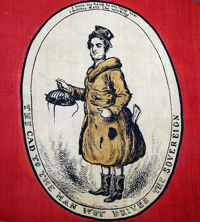 Scarf, silk, British