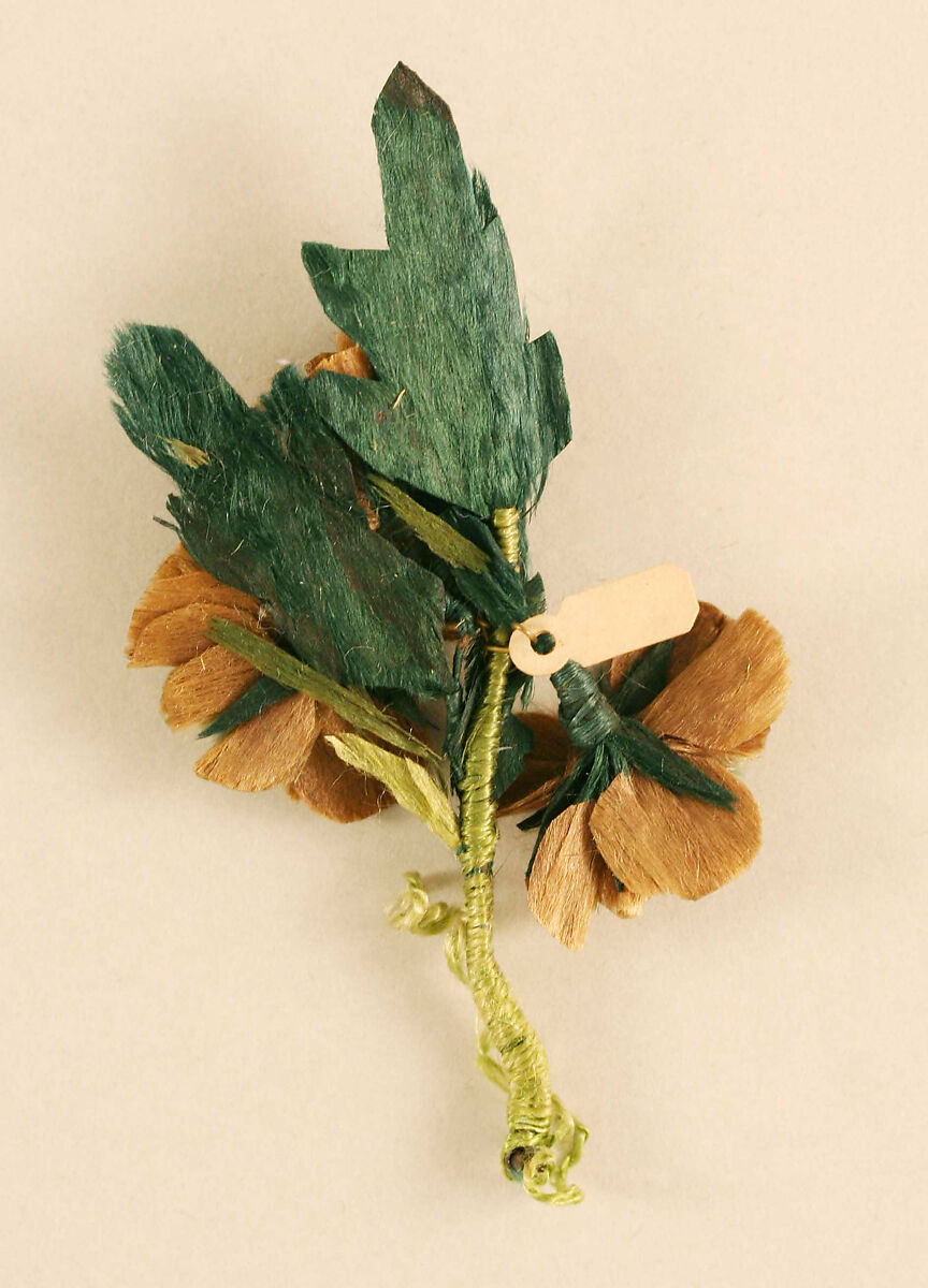 Boutonnière, silk, British