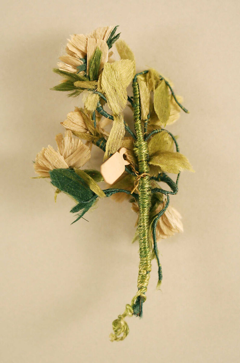 Boutonnière, silk, British
