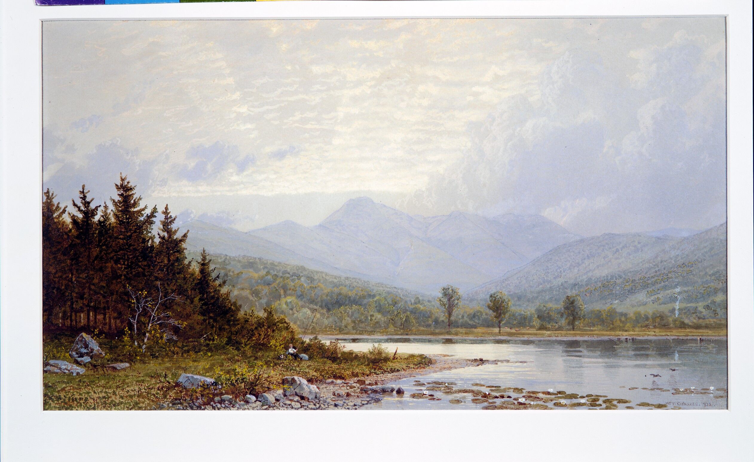 William Trost Richards - Sunset on Mount Chocorua, New Hampshire