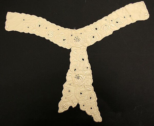 Collar, silk, American 