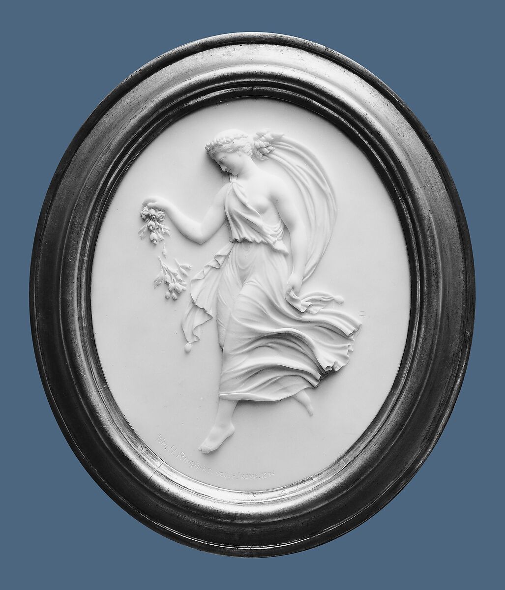 Spring, William Henry Rinehart (American, Union Bridge, Maryland 1825–1874 Rome), Marble, American 