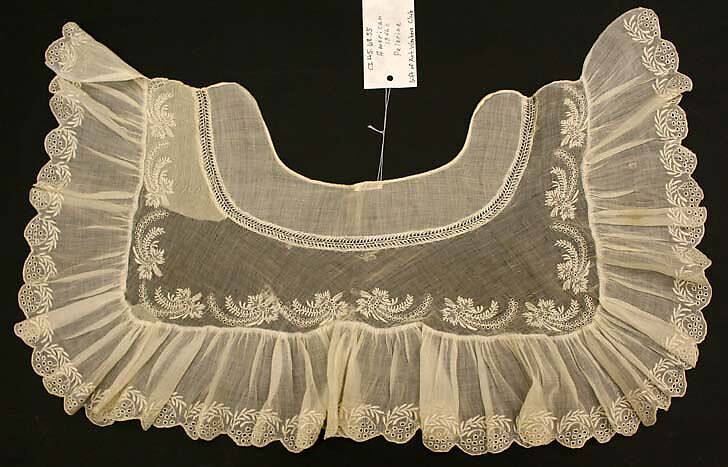 Collar, cotton, American or European 