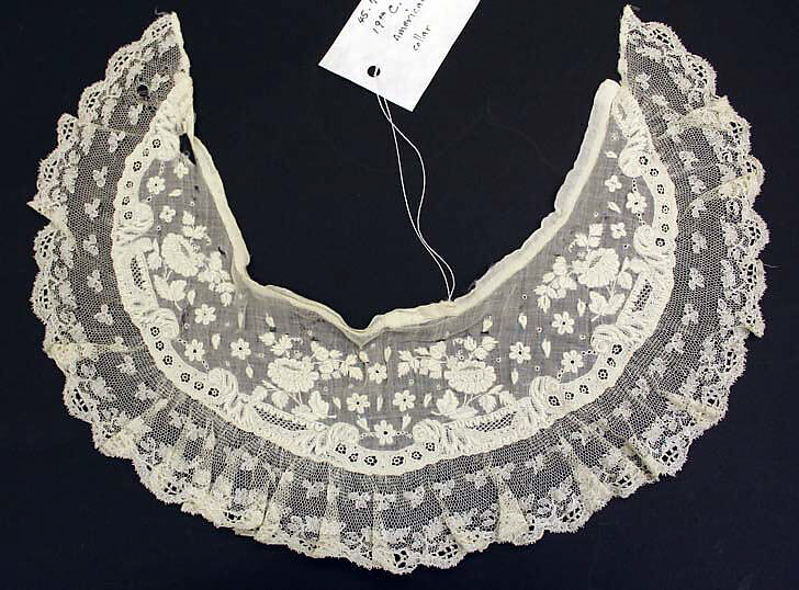 Collar, cotton, American or European 