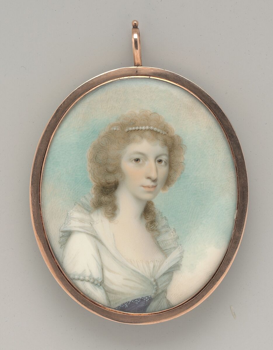 Mrs. Gabriel Manigault (Margaret Izard), Walter Robertson (Irish, Dublin ca. 1750–1802 Fatehpur, India), Watercolor on ivory, American 