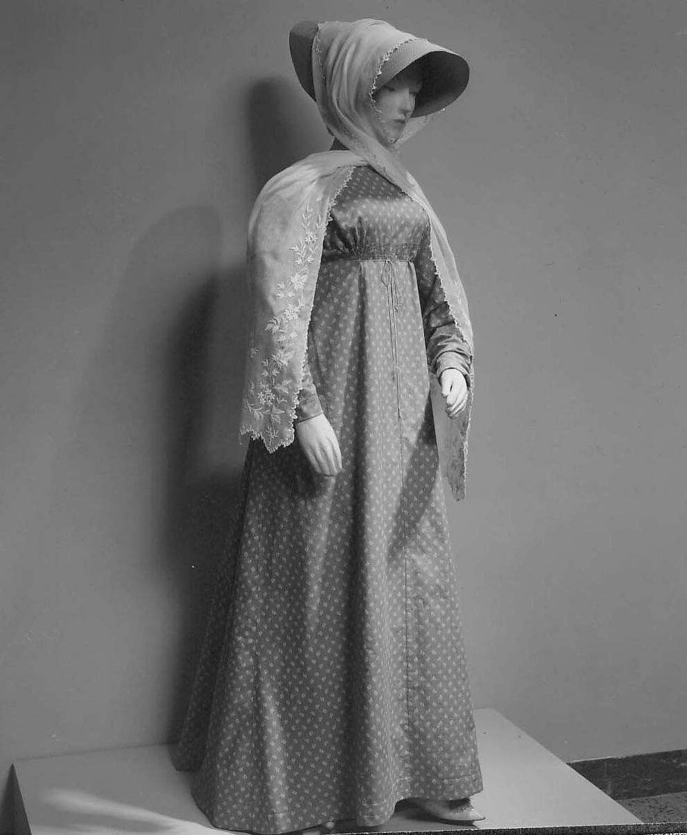 Scarf, cotton, American