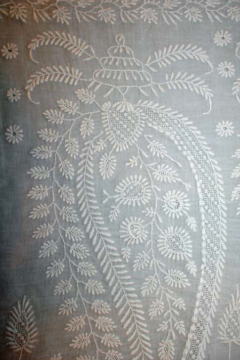 Scarf, cotton, American