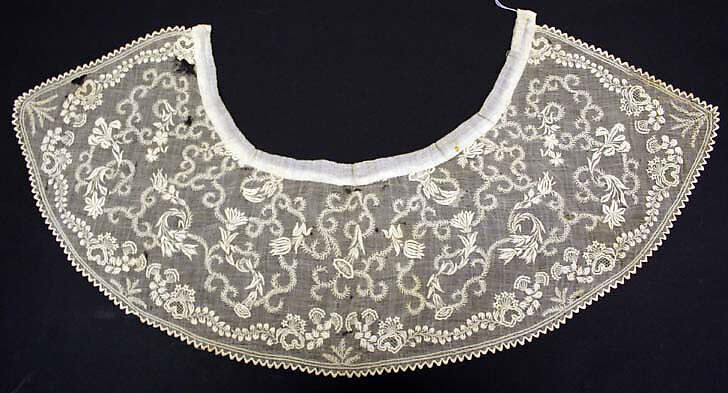 Collar, cotton, French 