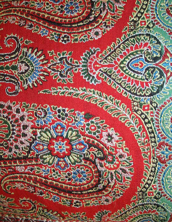 Scarf, wool, probably French
