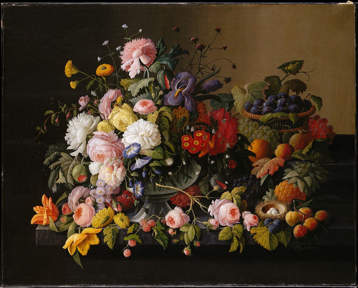 still life paintings of flowers