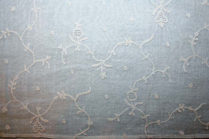 Fichu, cotton, American or European