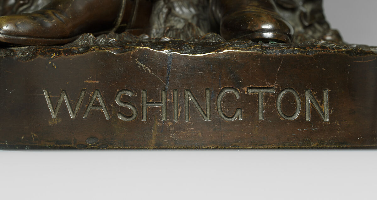George Washington, John Rogers (American, Salem, Massachusetts 1829–1904 New Canaan, Connecticut), Bronze, American