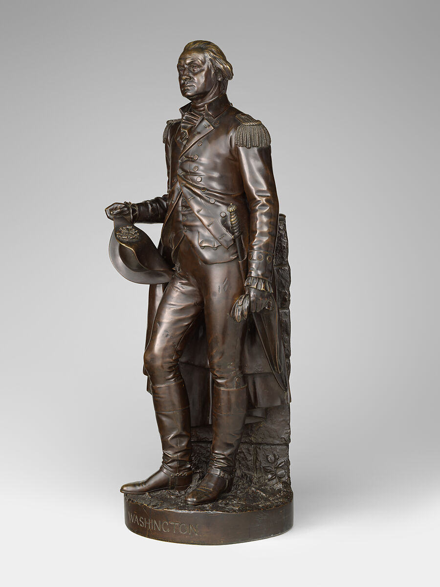 George Washington, John Rogers (American, Salem, Massachusetts 1829–1904 New Canaan, Connecticut), Bronze, American