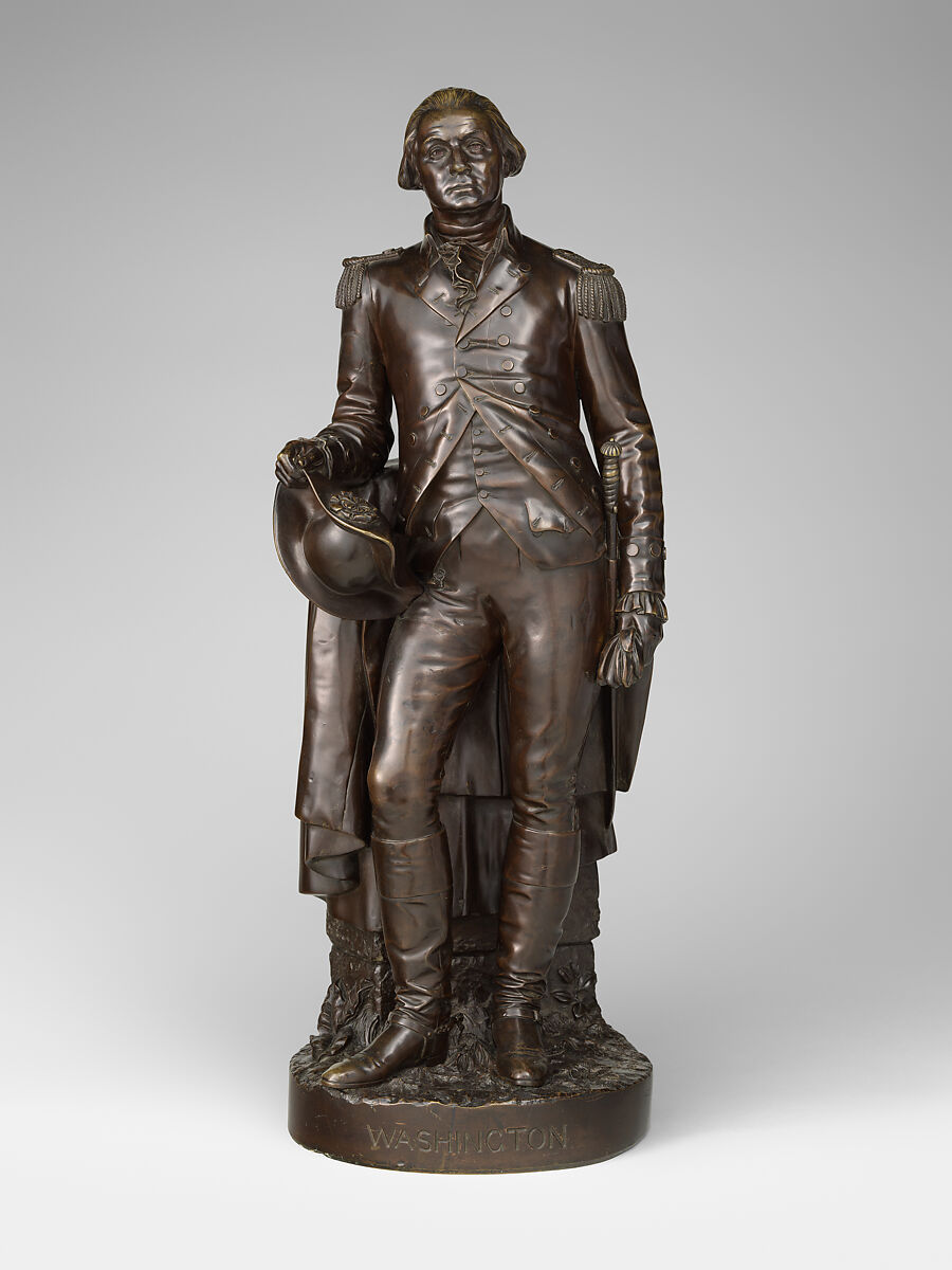 George Washington, John Rogers (American, Salem, Massachusetts 1829–1904 New Canaan, Connecticut), Bronze, American 