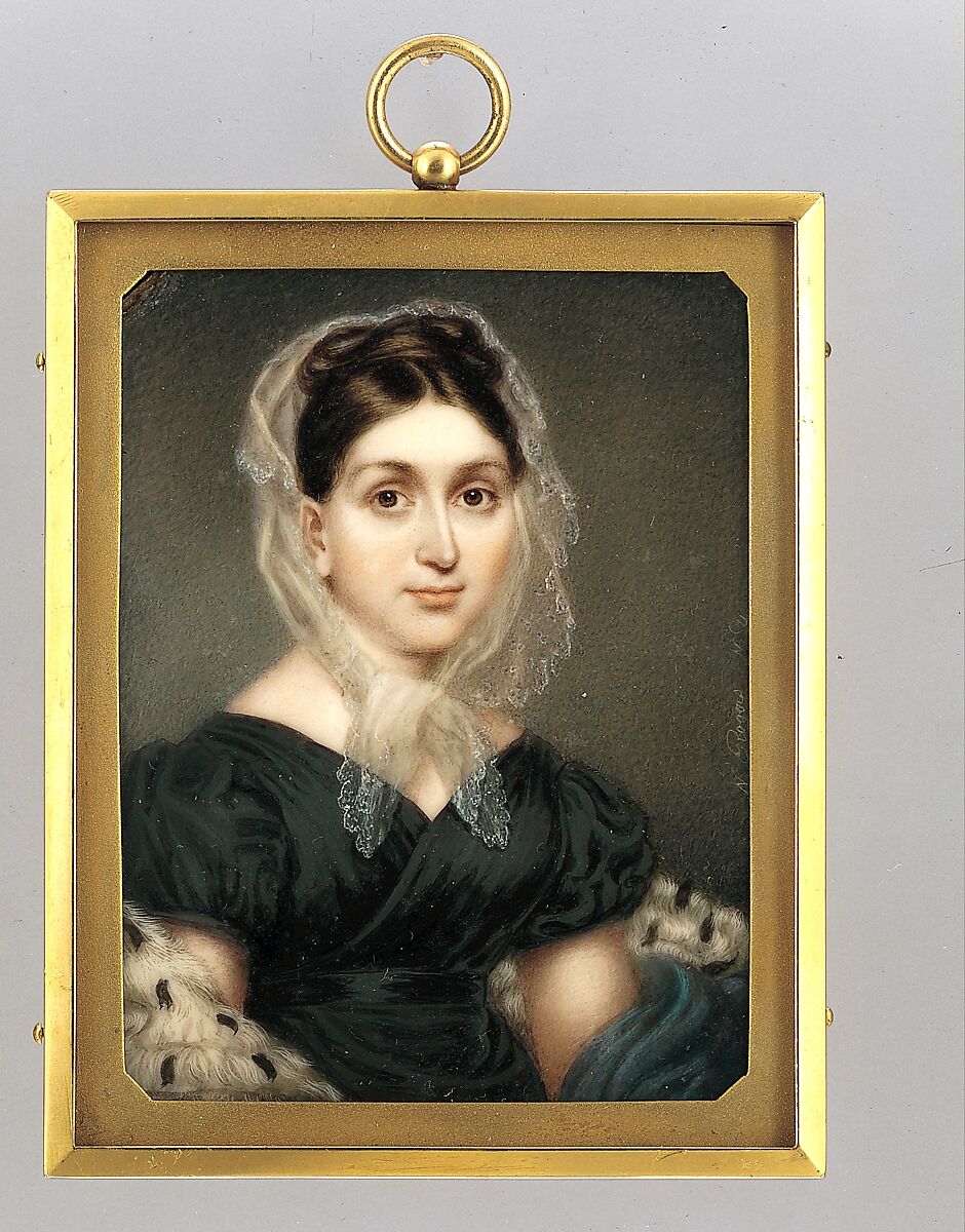 Mrs. Stephen Van Rensselaer III (Cornelia Paterson), Nathaniel Rogers (American, Bridgehampton, New York 1788–1844 Bridgehampton, New York), Watercolor on ivory, American