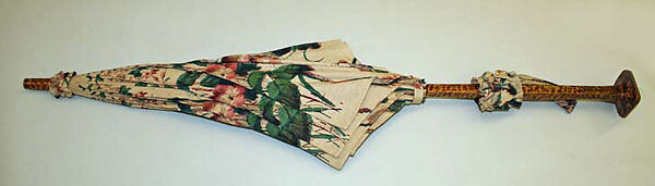 Parasol, linen, American