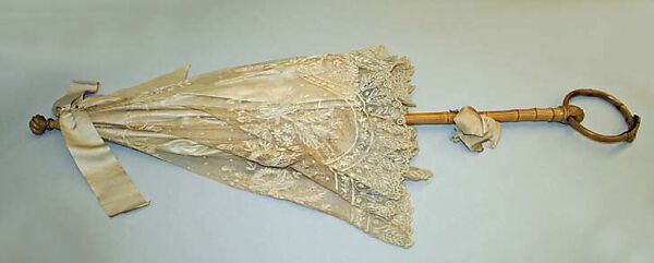 Parasol, silk, American