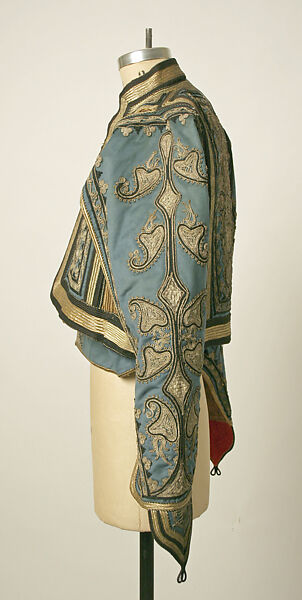 Ensemble, wool, metallic, Greek