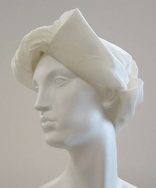 Hat, Comme des Garçons (Japanese, founded 1969), synthetic, silk, Japanese 