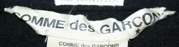 Jacket, Comme des Garçons (Japanese, founded 1969), wool, Japanese
