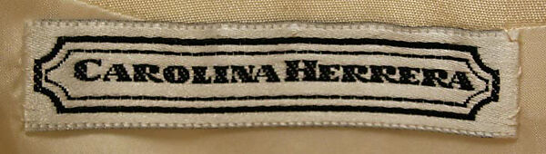 Evening dress, Carolina Herrera (American, born Venezuela, 1939), silk, rhinestone, glass, American