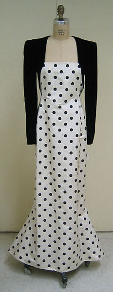 Evening ensemble, Carolina Herrera (American, born Venezuela, 1939), a,b) silk, American