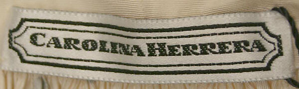 Evening ensemble, Carolina Herrera (American, born Venezuela, 1939), a,b) silk, American