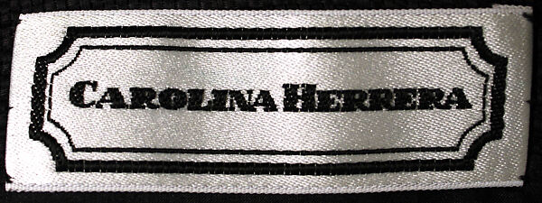 Evening ensemble, Carolina Herrera (American, born Venezuela, 1939), acetate, rayon, nylon, silk, plastic, American