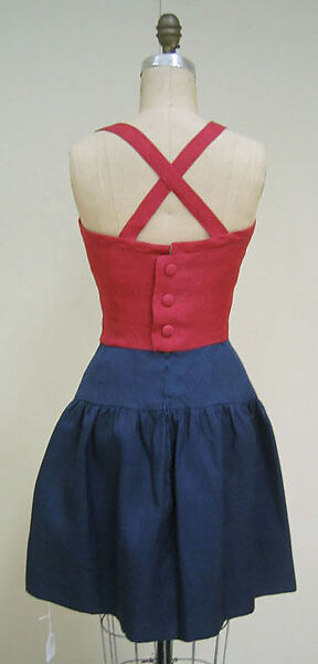 Cocktail ensemble, Carolina Herrera (American, born Venezuela, 1939), silk/linen blend, American