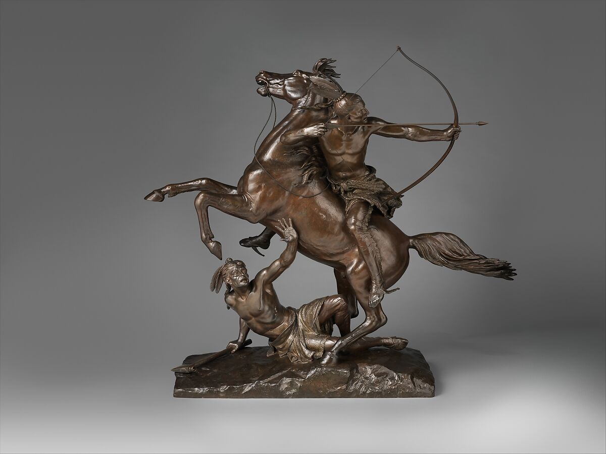 The Last Arrow, Randolph Rogers  American, Bronze, American