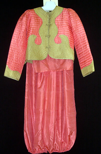 Loungewear, Bill Tice, silk, metallic, American