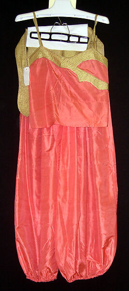 Loungewear, Bill Tice, silk, metallic, American