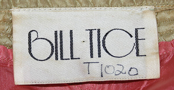 Loungewear, Bill Tice, silk, metallic, American