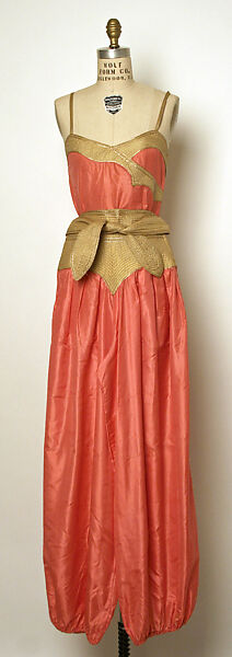 Loungewear, Bill Tice, silk, metallic, American