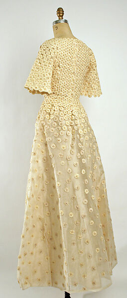 Wedding dress, Emma Gibbs-Battie, silk, American