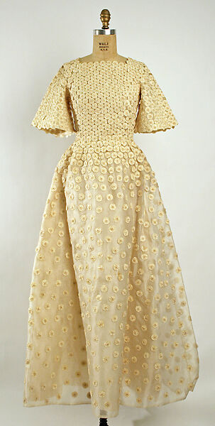 Wedding dress, Emma Gibbs-Battie, silk, American 