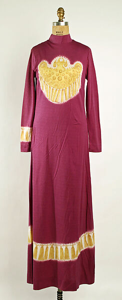 Evening dress, Emma Gibbs-Battie, silk, American 