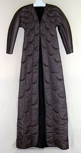 Robe, John Kloss (American, 1937–1987), nylon, polyester wadding, American 